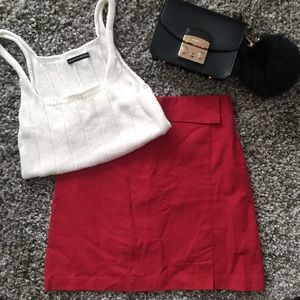 Mini Red Skirt